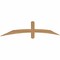 Ekena Millwork Bellingham Timber Gable Bracket, Western Red Cedar, 84"W x 14"H x 1 1/2"D x 3 1/2"F, 4/12 Pitch GBW084X14X0204BEL00SWR - alternate 3